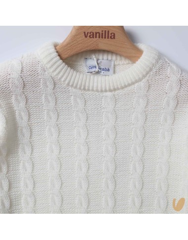 Maglioncino trecce Cardigan e Maglia