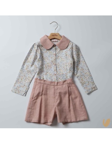 Completo camicia e short Bimba