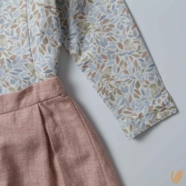 Completo camicia e short Bimba