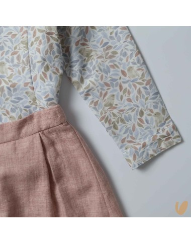 Completo camicia e short Bimba