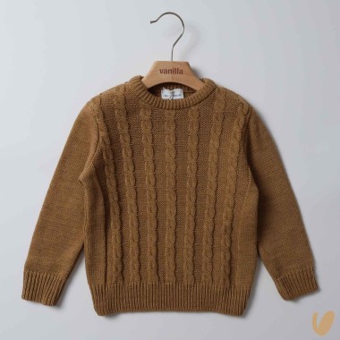 Maglioncino trecce Cardigan e Maglia