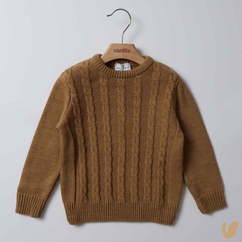 Maglioncino trecce Cardigan e Maglia