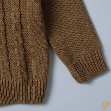 Maglioncino trecce Cardigan e Maglia