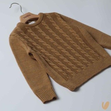 Maglioncino trecce Cardigan e Maglia