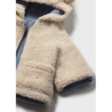 Cappotto reversibile sherpa Neonato