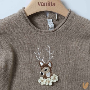 Abito in lana e cashmere renna Abito e Tute