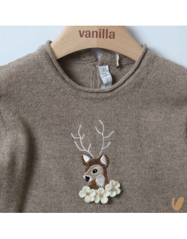 Wool dress and reindeer cashmere