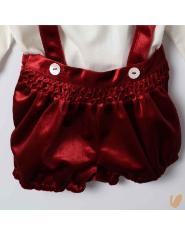 Completo camicia e salopette Neonato