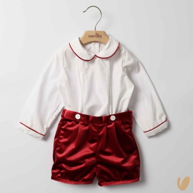 Completo camicia e bermuda Completo e Pagliaccetto