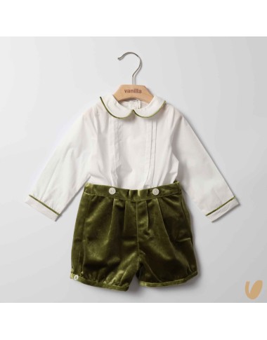 Completo camicia e bermuda Neonato