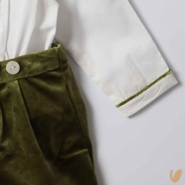 Completo camicia e bermuda Neonato