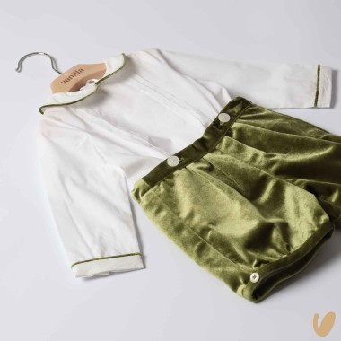 Completo camicia e bermuda Neonato