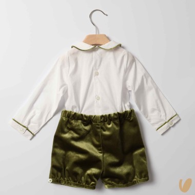 Completo camicia e bermuda Neonato
