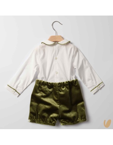 Completo camicia e bermuda Neonato