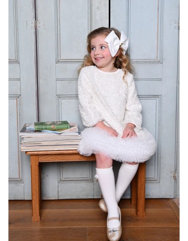 Dress in Paiettes and Tulle