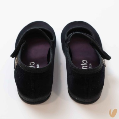 Ballerina in velluto Scarpe