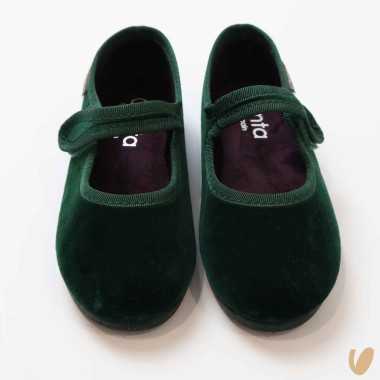 Ballerina in velluto Scarpe