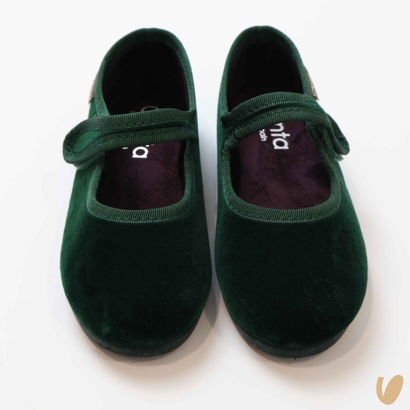 Ballerina in velluto Scarpe