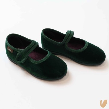 Ballerina in velluto Scarpe