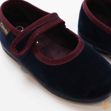 Ballerina in velluto Scarpe