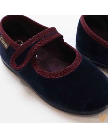 Ballerina in velluto Scarpe