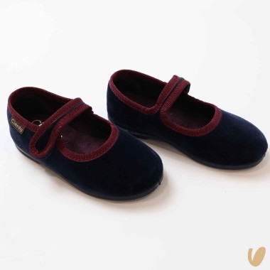 Ballerina in velluto Scarpe