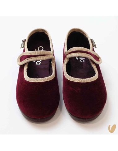 Ballerina in velluto Scarpe