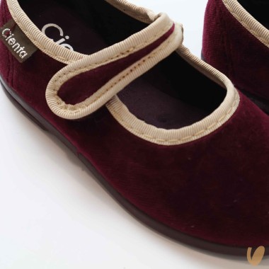 Ballerina in velluto Scarpe