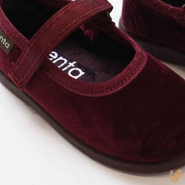 Ballerina in velluto Scarpe