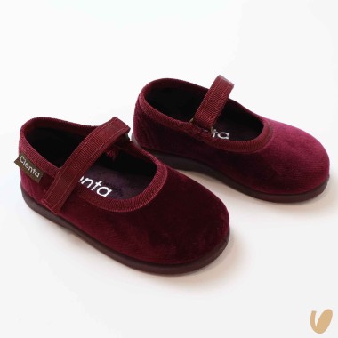 Ballerina in velluto Scarpe