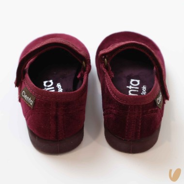 Ballerina in velluto Scarpe