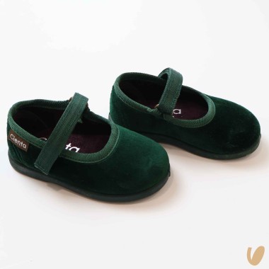 Ballerina in velluto Scarpe