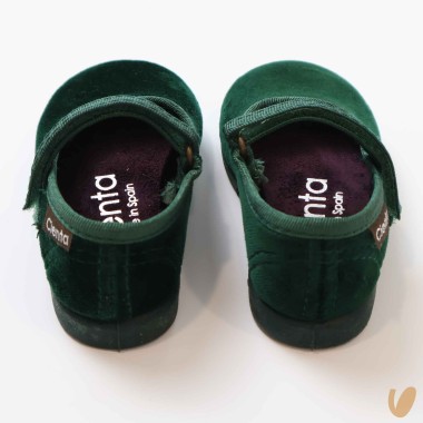 Ballerina in velluto Scarpe