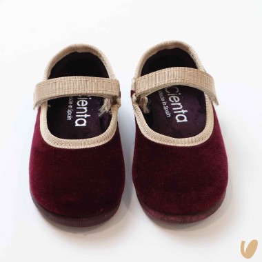 Ballerina in velluto Scarpe