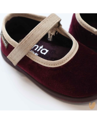 Ballerina in velluto Scarpe