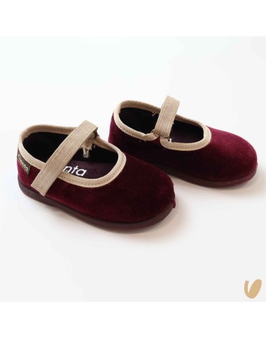 Ballerina in velluto Scarpe