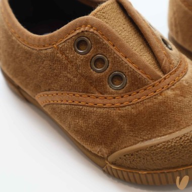 Scarpe slip on in velluto Scarpe