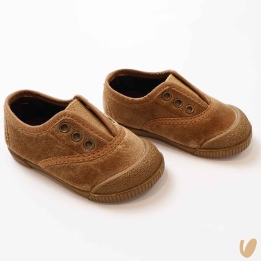 Scarpe slip on in velluto Scarpe