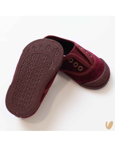 Scarpe slip on in velluto Scarpe