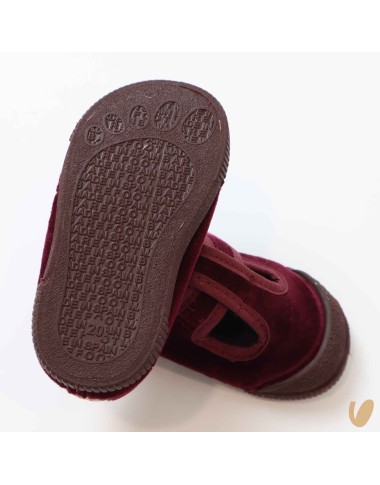 Scarpe occhielli in velluto Scarpe