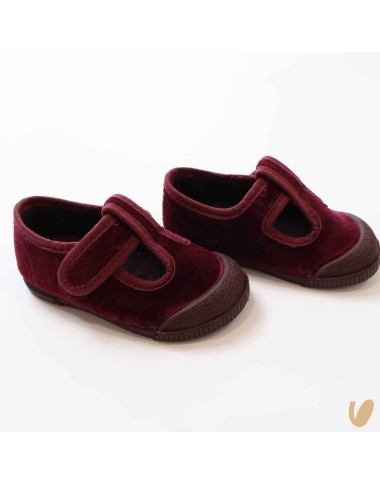 Scarpe occhielli in velluto Scarpe