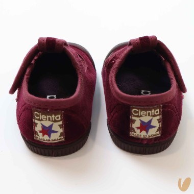 Scarpe occhielli in velluto Scarpe