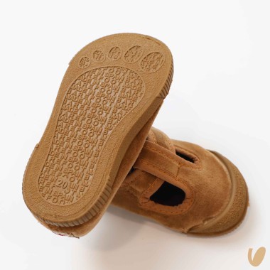 Scarpe occhielli in velluto Scarpe