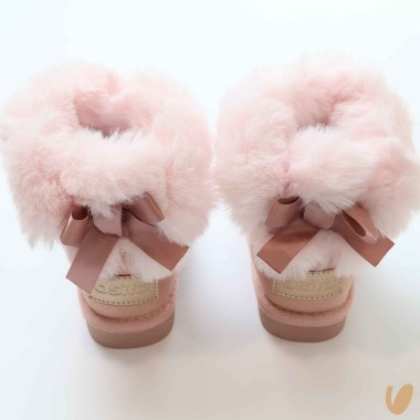 Stivaletti imbottiti fiocco Scarpe