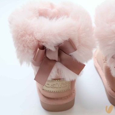 Stivaletti imbottiti fiocco Scarpe