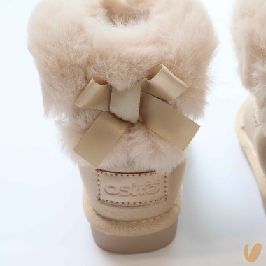 Stivaletti imbottiti fiocco Scarpe