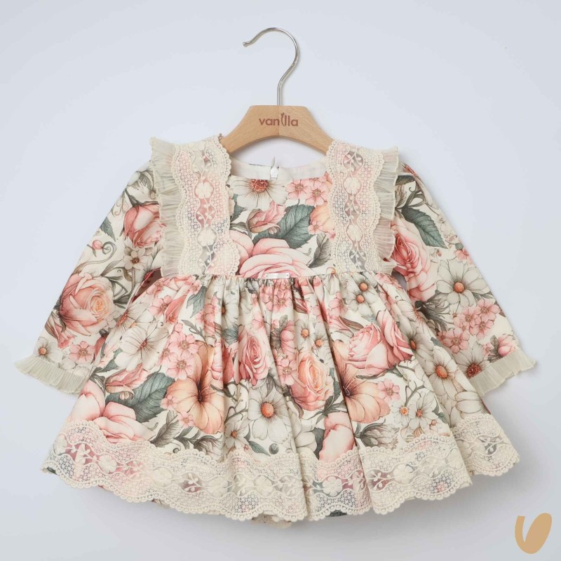 Abito corto fiori Bimba