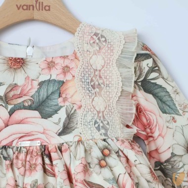 Abito corto fiori Bimba