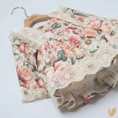 Abito corto fiori Bimba