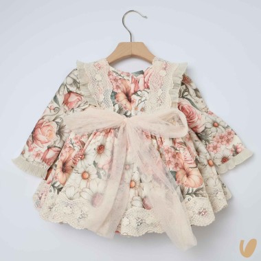 Abito corto fiori Bimba